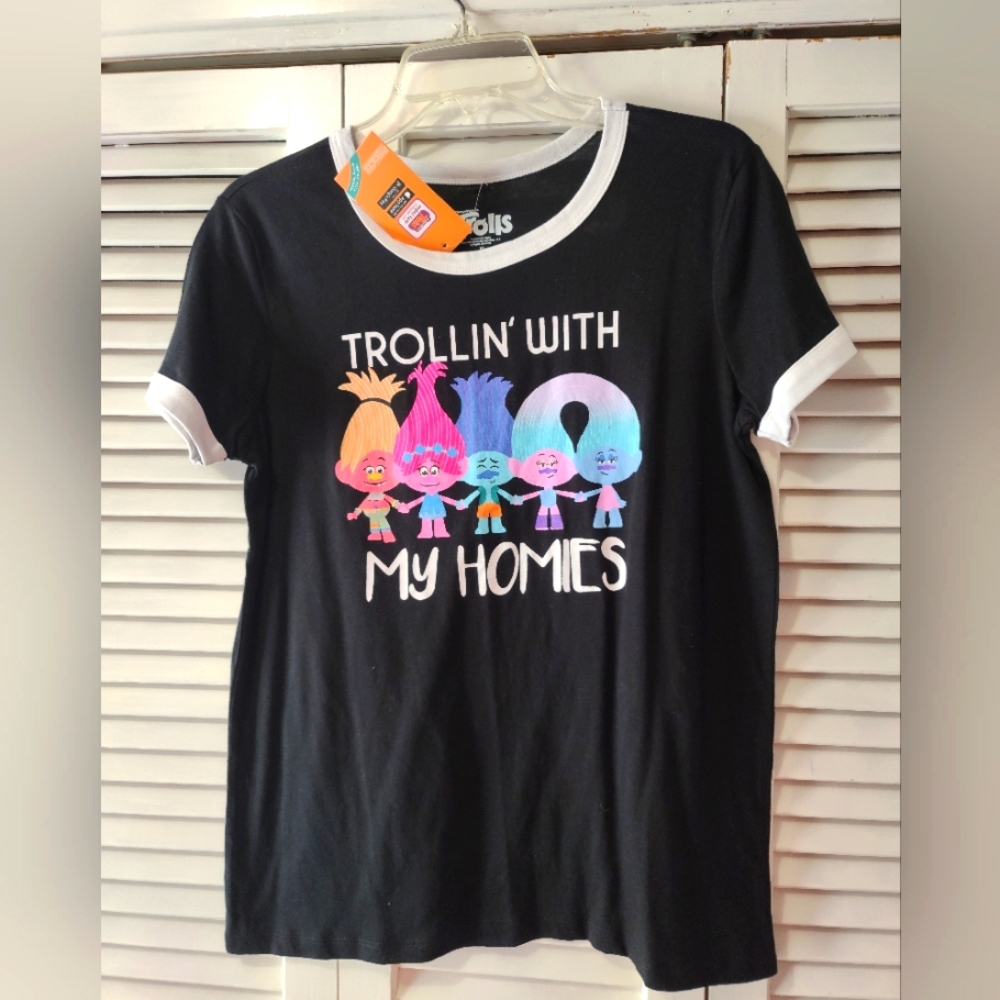 Trolls brand Trollin' with my Homies tshirt